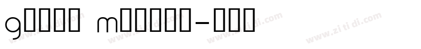 Galgo Medium字体转换